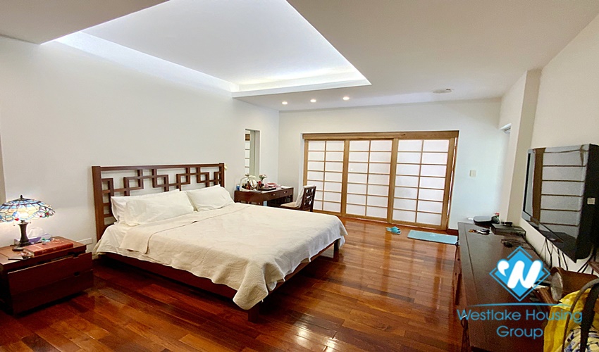 Good condition and fully furnished house for rent in Tay Ho District, Hanoi